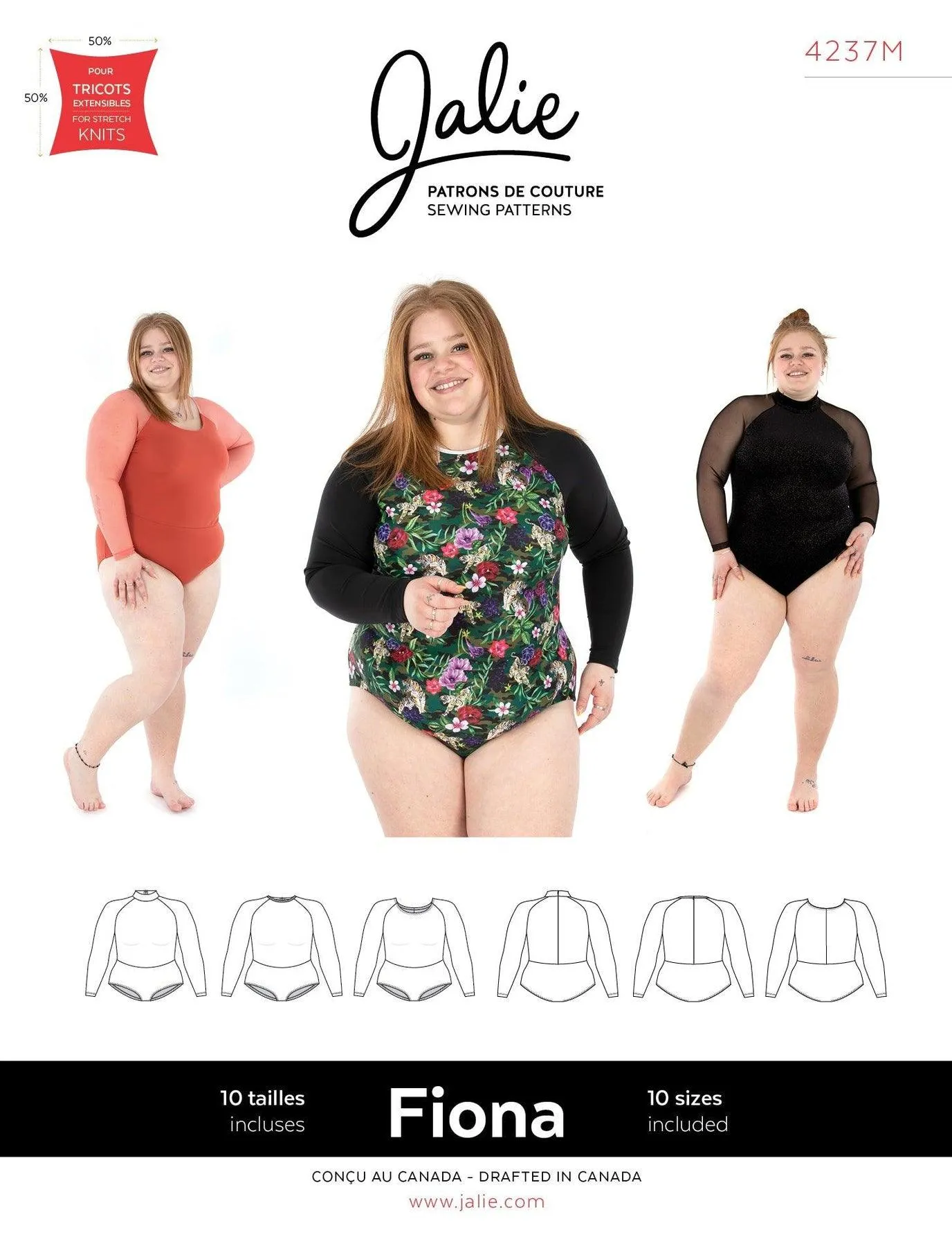 4237 // FIONA Raglan sleeve leotards