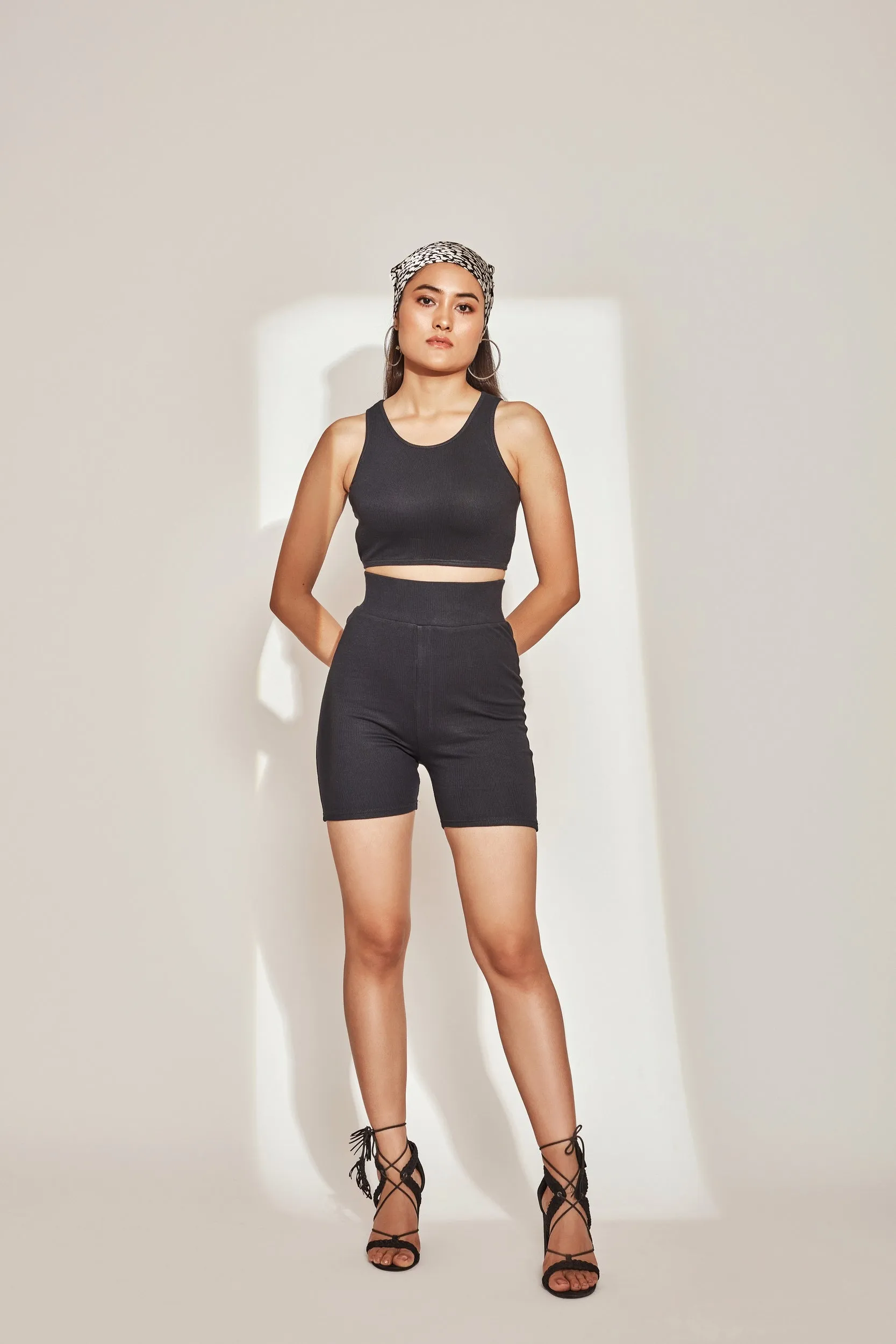 Athleisure Tank Top Black