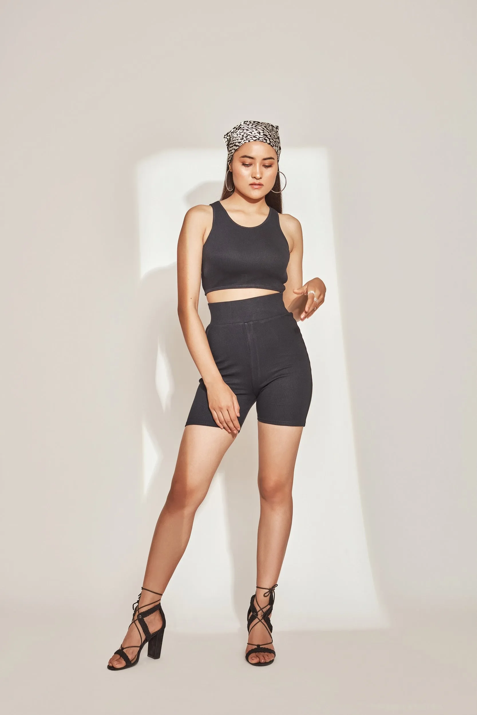 Athleisure Tank Top Black
