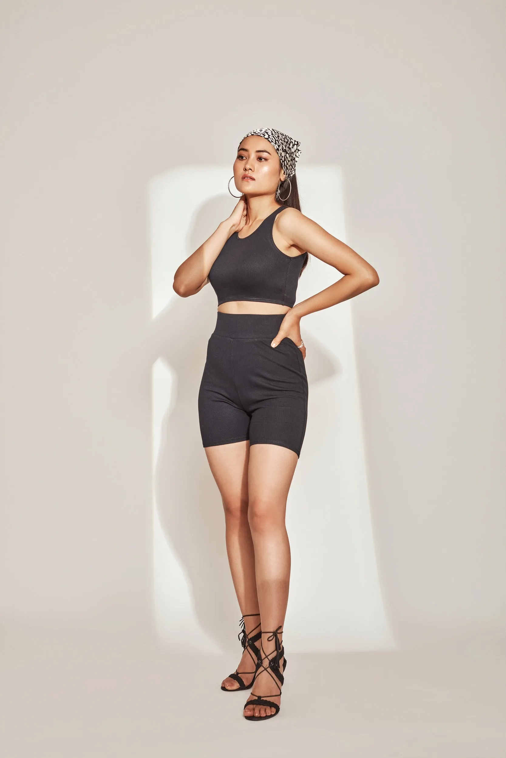 Athleisure Tank Top Black