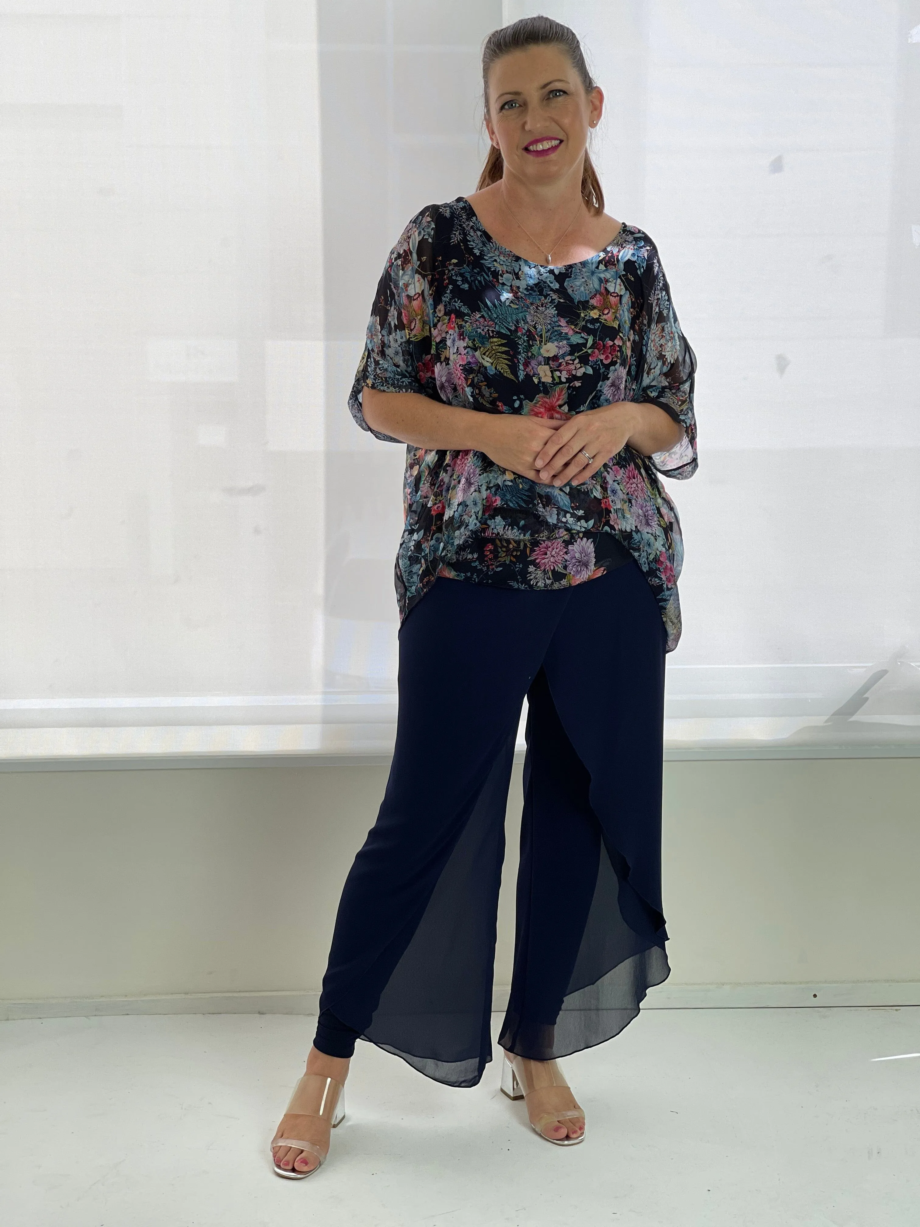Boola Navy Layered Pants