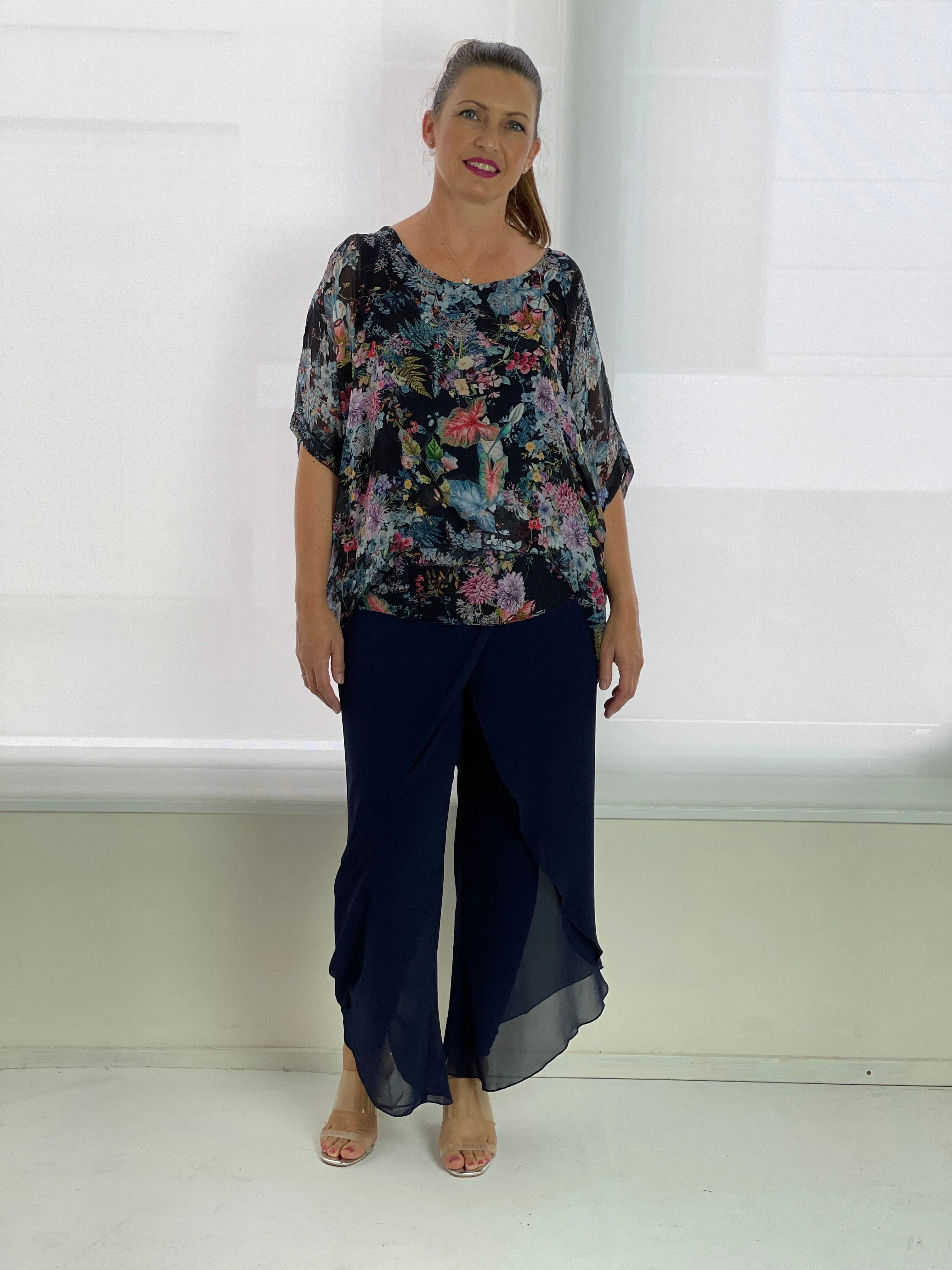 Boola Navy Layered Pants