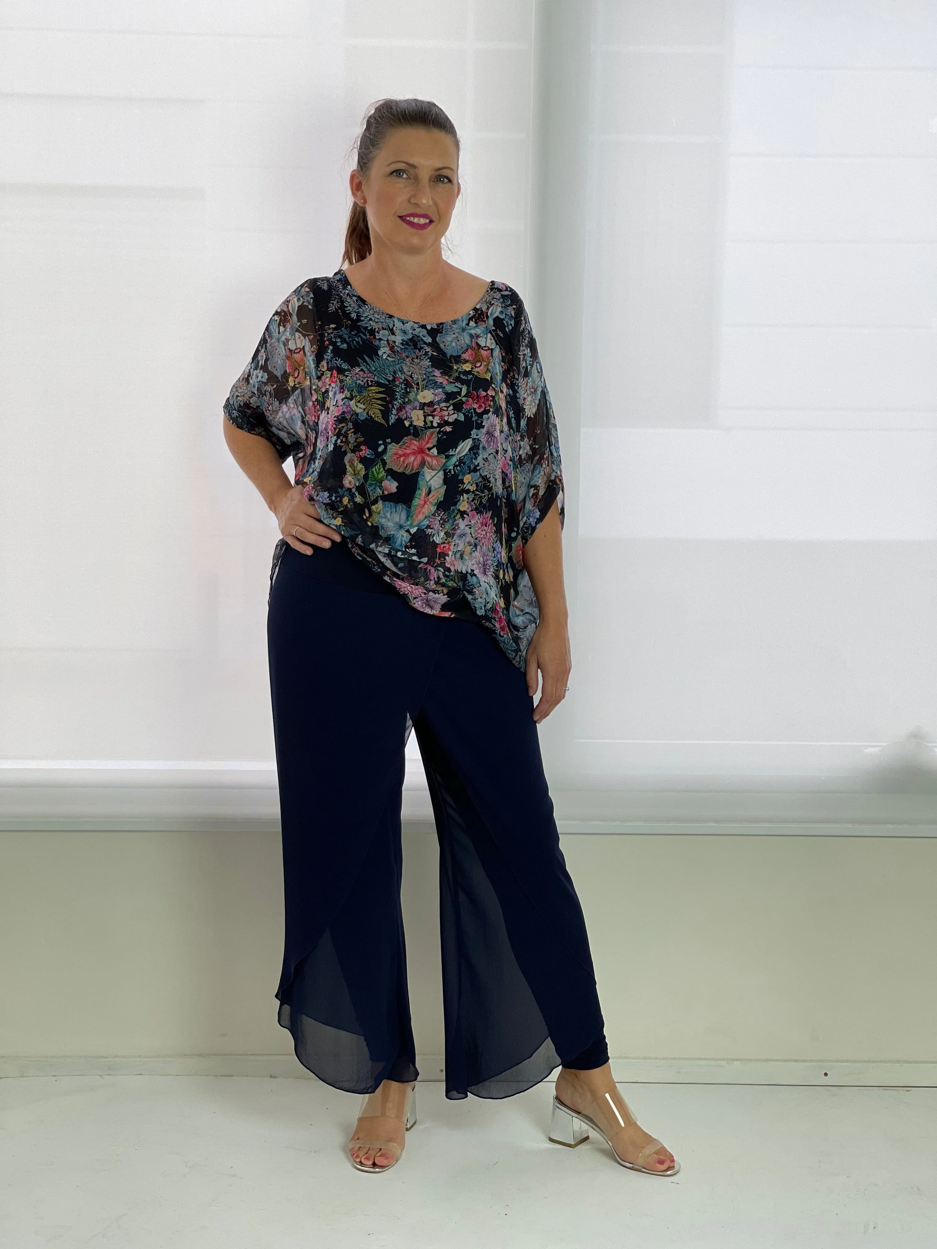 Boola Navy Layered Pants