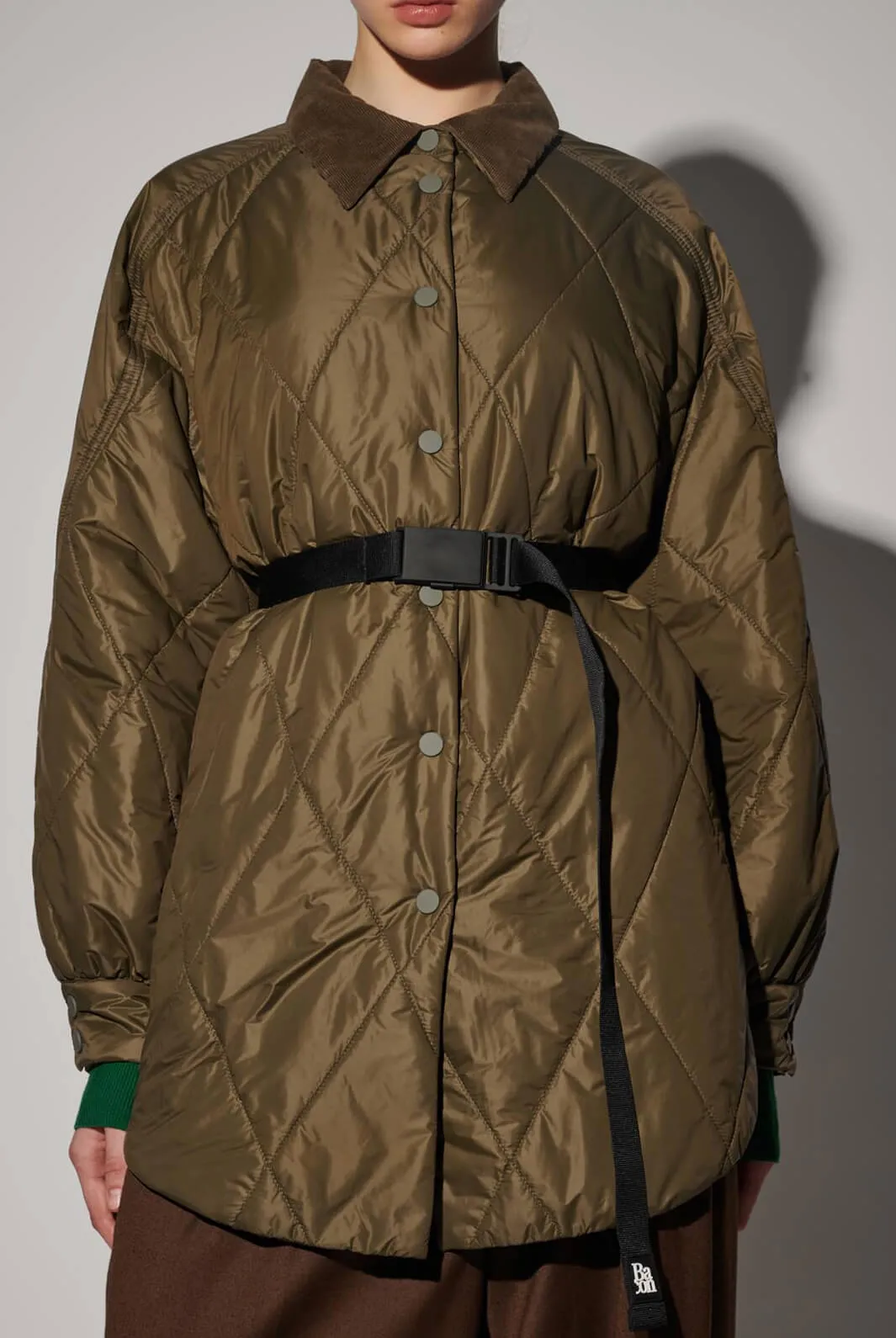 CLAIRE ROMBI WLT GREEN WHITE
