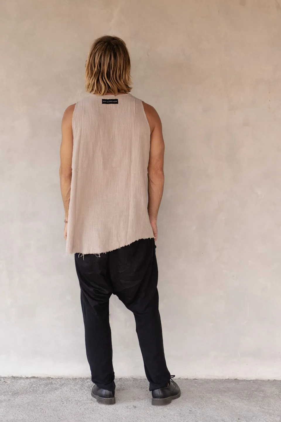 COTTON SINGLET BEIGE
