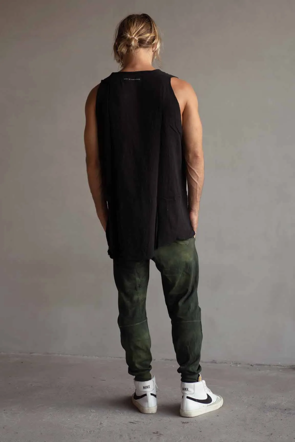 COTTON SINGLET BLACK
