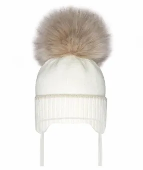 Cream Pom Pom Envy Alfie Hat