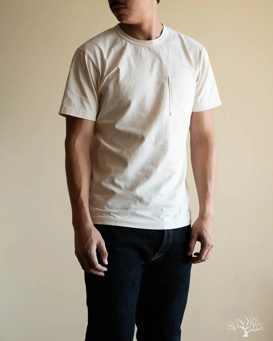 Heavy Duty Pocket Tee - Natural