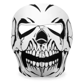 Hot Leathers B/W Skull Neoprene Face Mask