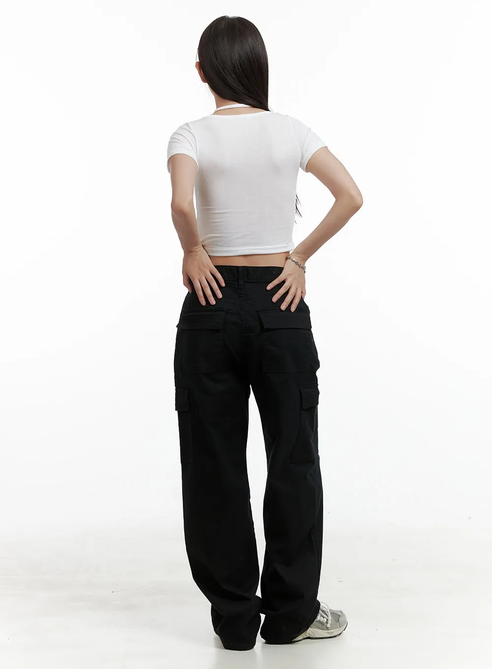 Layered Halter Neck Crop Top OL401