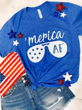'merica AF (white ink)