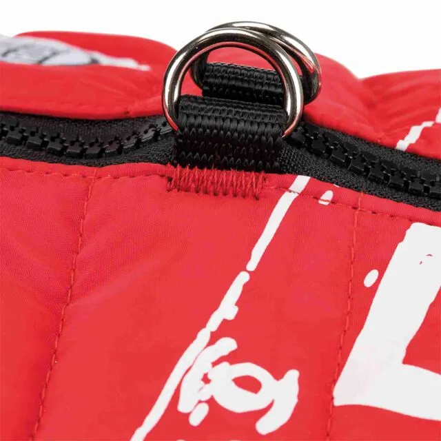 Saint-Malo Coat with harness - Red
