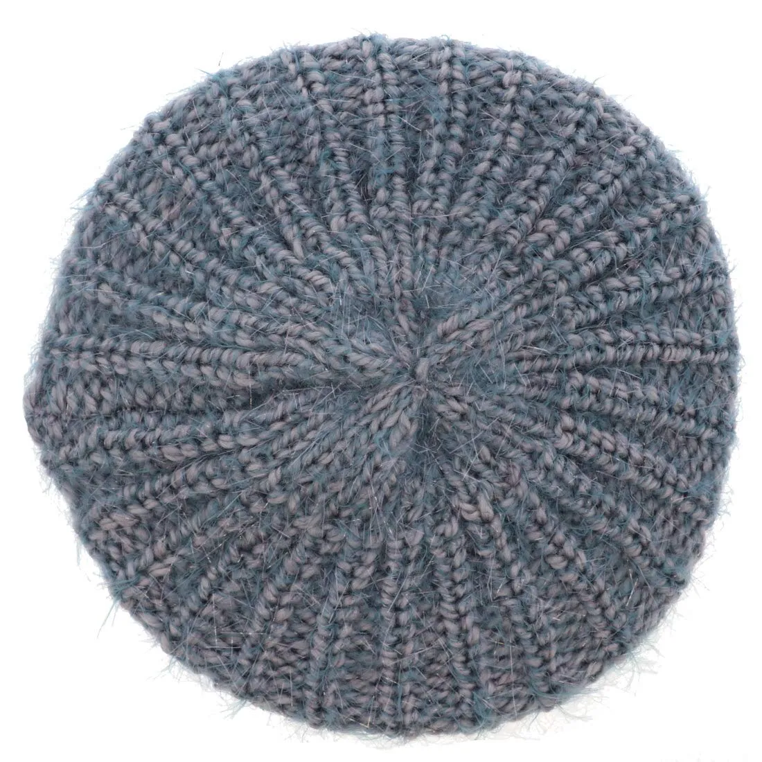 Shaggy Glitter Knit Beret