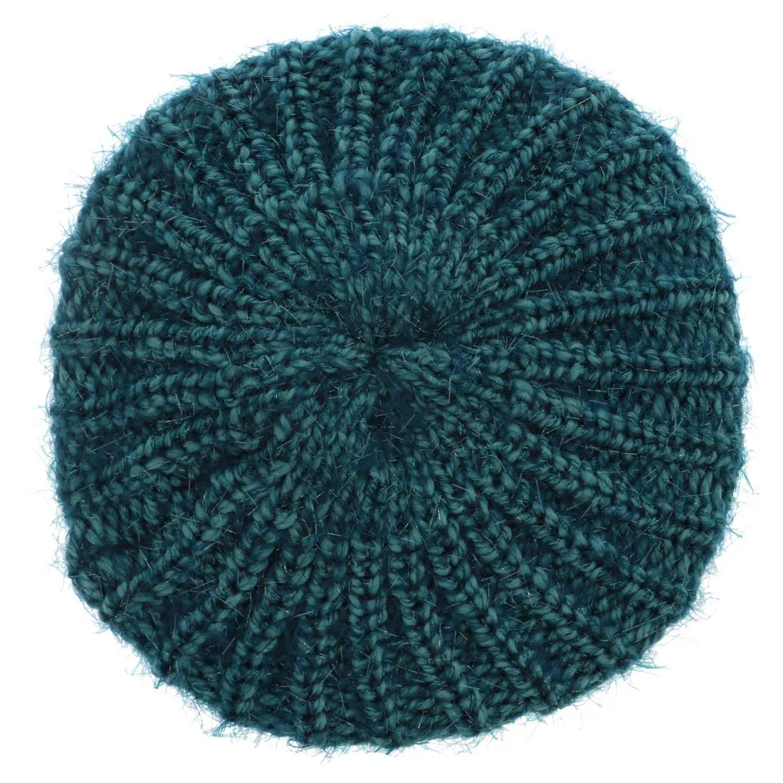 Shaggy Glitter Knit Beret