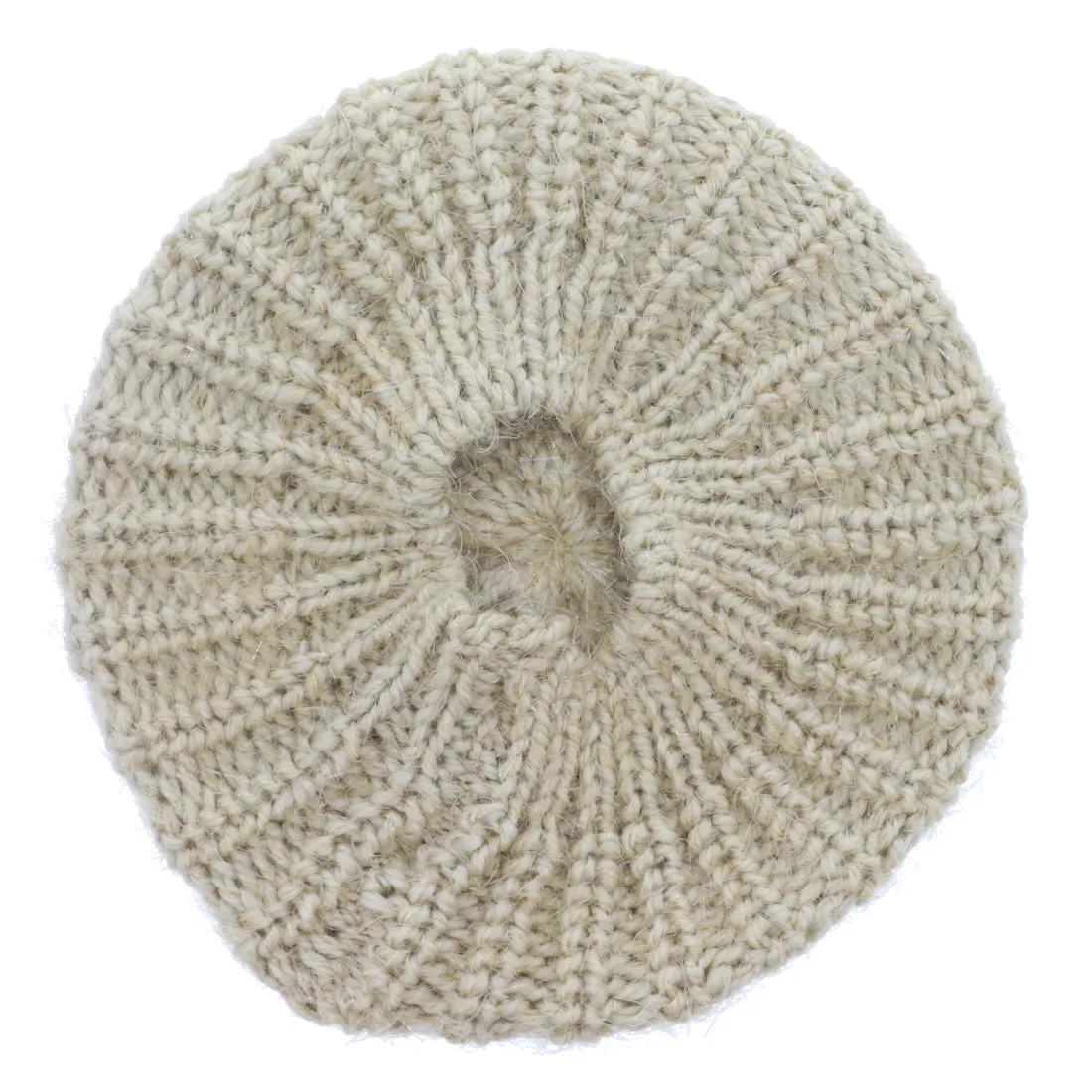 Shaggy Glitter Knit Beret