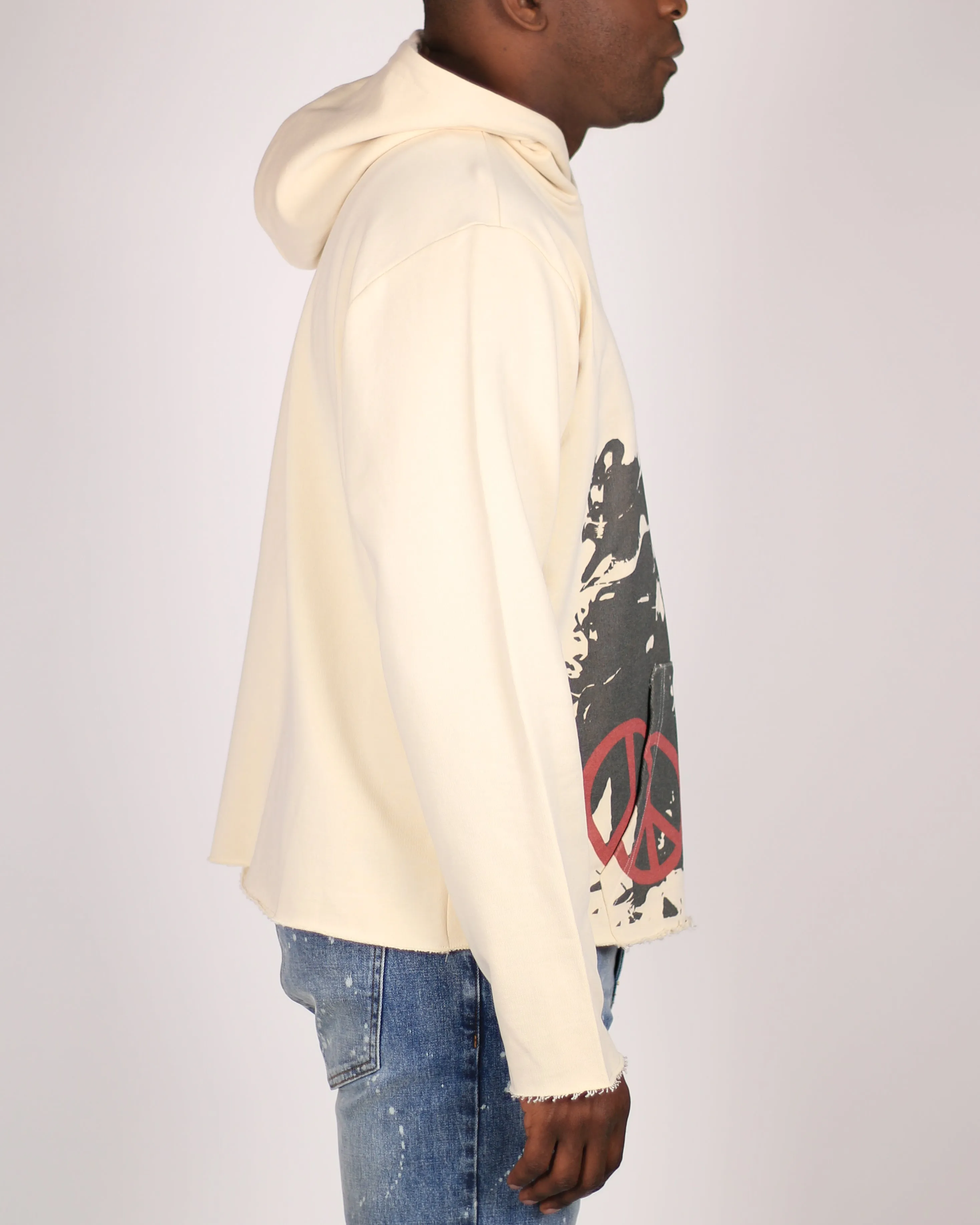 Trinity Kays Kulture Peace Or War Men's Cropped Hoodie Sweatshirt