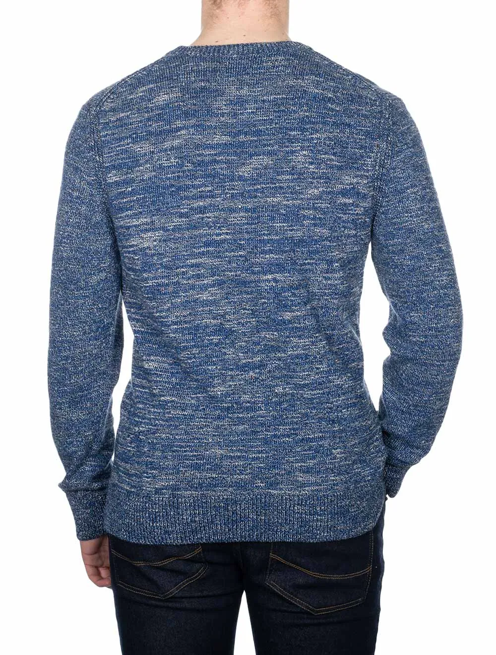 Twisted Yarn Crew Neck Classic Blue