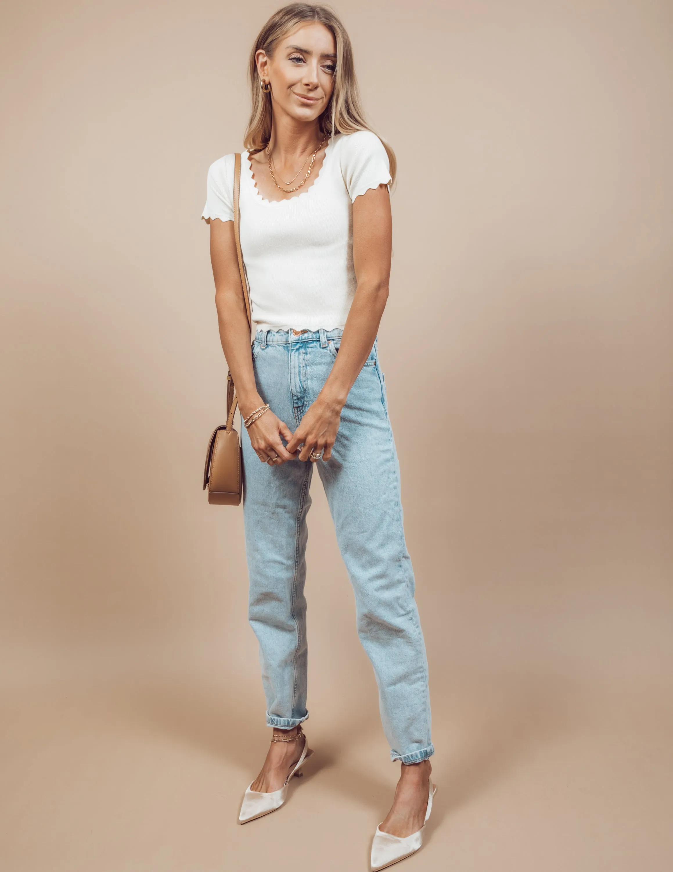Willa Scalloped Top