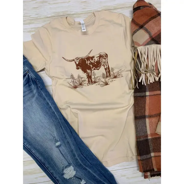 Yucca Longhorn Tee